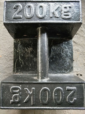Cast Iron Crane Counter Weight